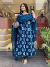 Av Viscose Printed Anarkali Kurti With Bottom Dupatta Wholesale Clothing Distributors In India
